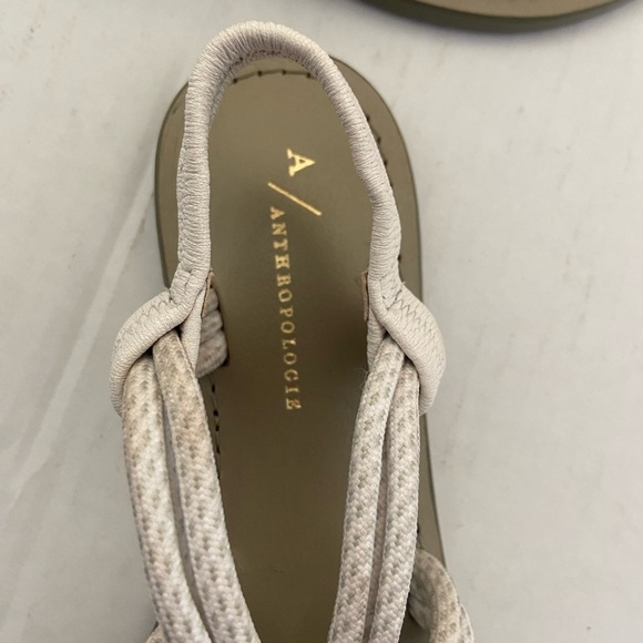 Anthropologie Reeta sandals size 36Euro 5.5 US strappy rope flat NWOT - Picture 6 of 7